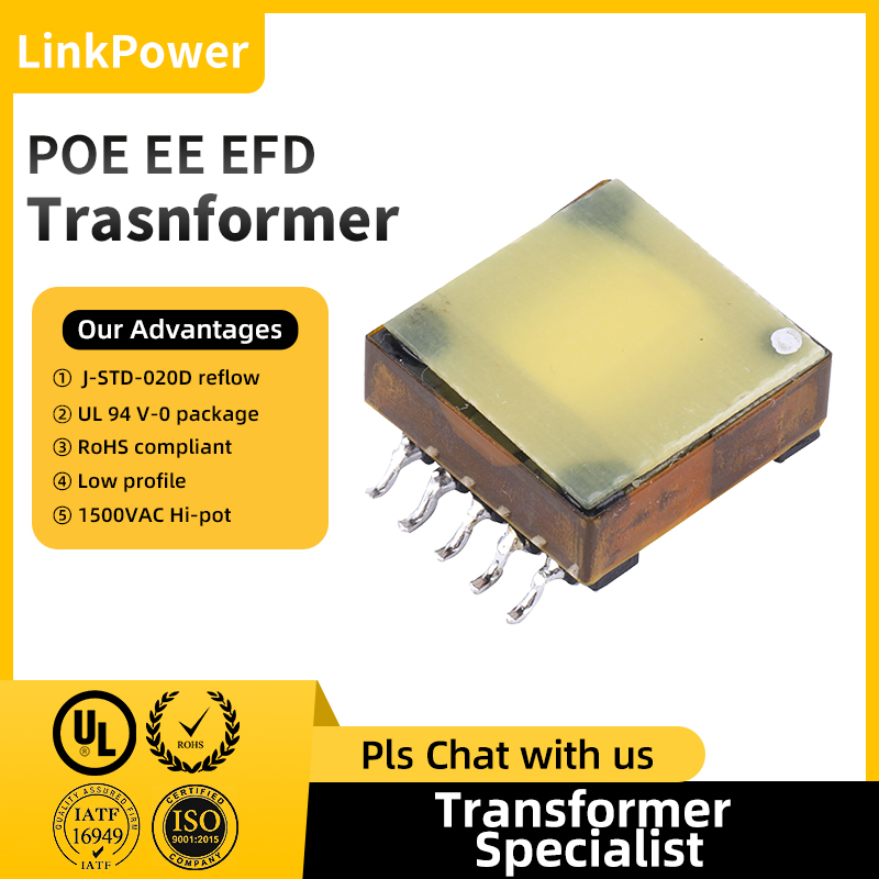 Efficient PoE transformers enable seamless power and data transfer in networked devices.